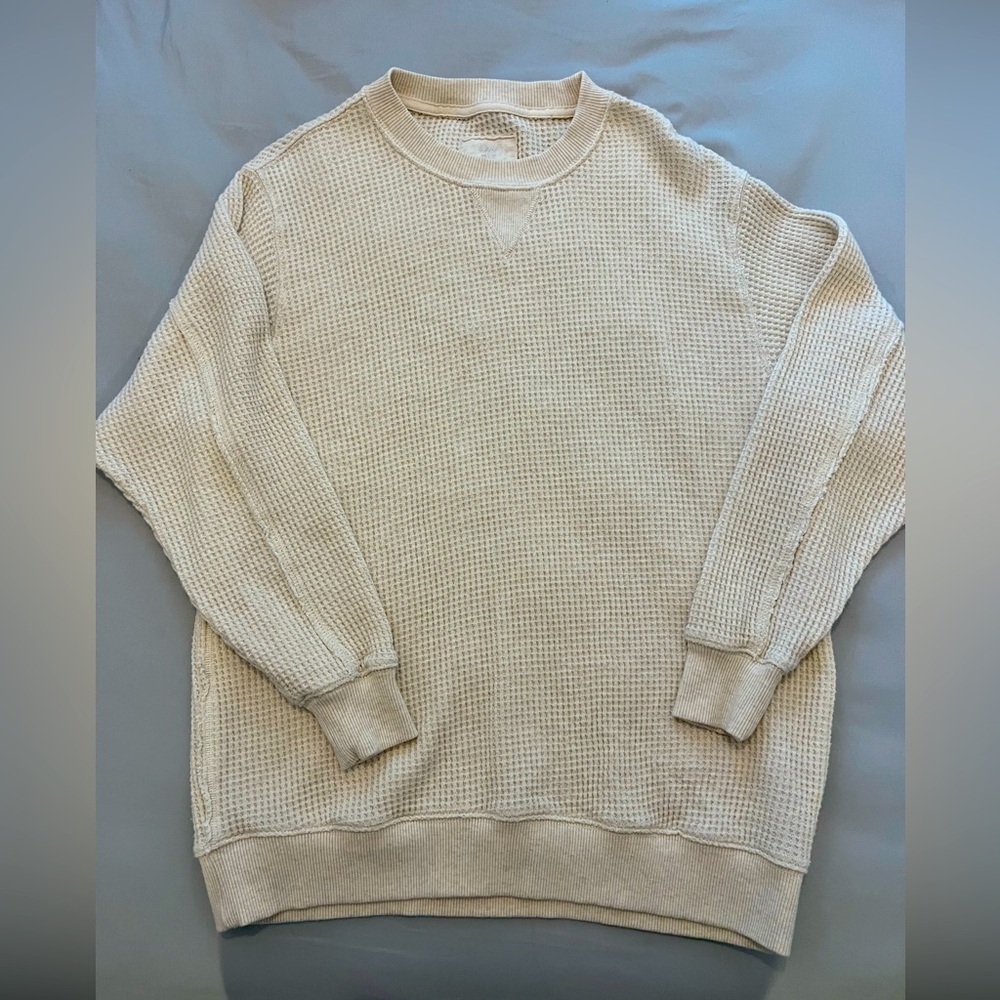 AERIE oversized light thermal sweater- size xs